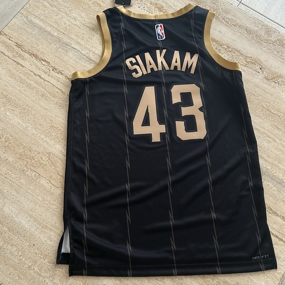 NWT Pascal Siakam Toronto Raptors Authentic City Diamond Jersey Size Medium - Picture 6 of 7